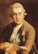 Johann Wolfgang von Goethe the english bach who worked mostly in london oil painting